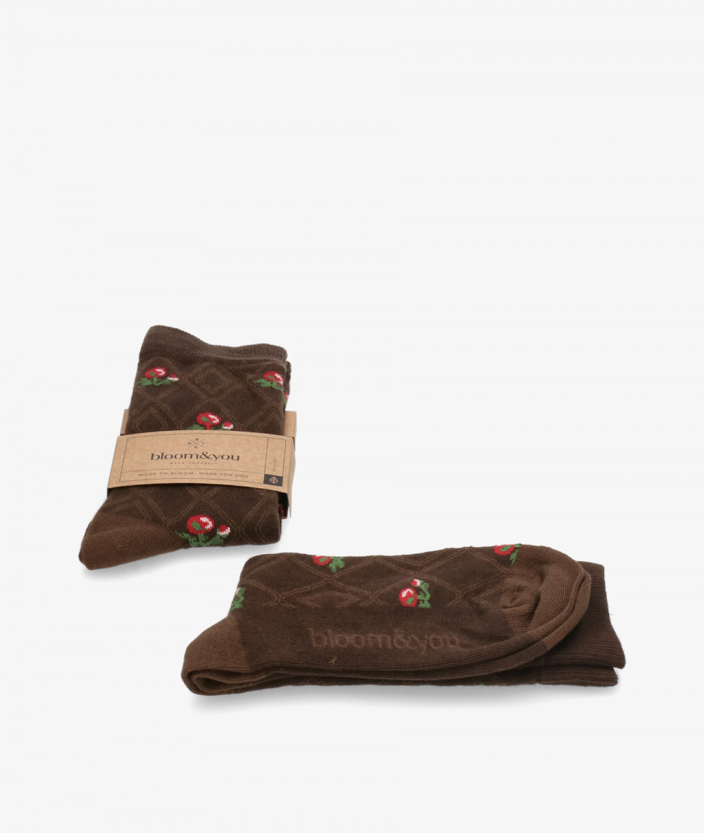 Calcetines bloom&you BLOOM SOCKS en marrón