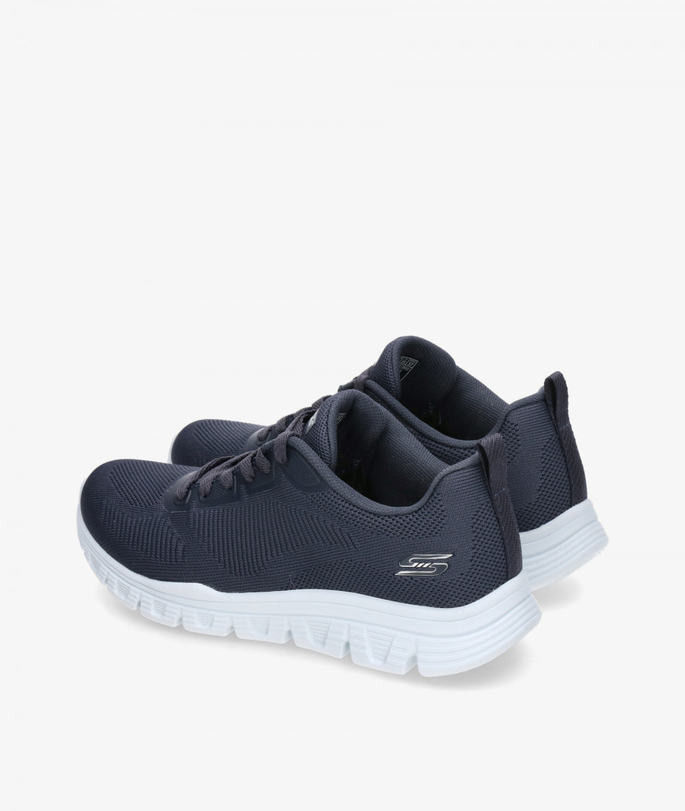 Deportivos Skechers 117700 en azul marino