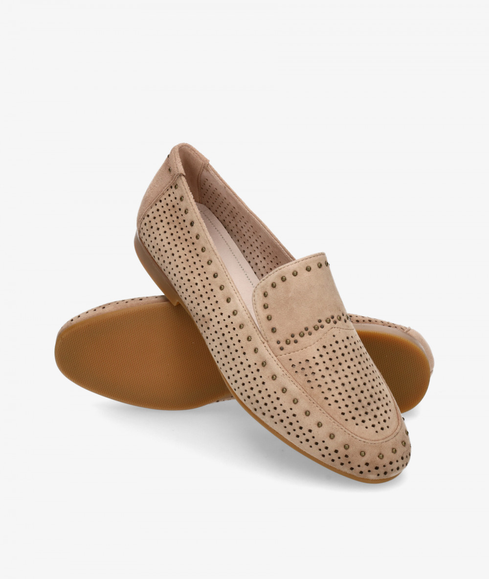 Mocasines Stephen Allen LAUR-24 1908-C490 en ante camel 