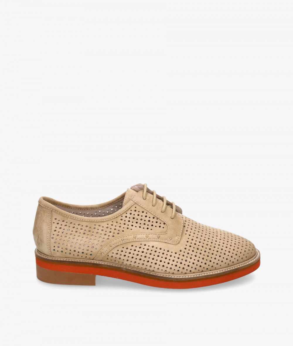 Zapatos inglés Stephen Allen LAUR-27 2033-188 en ante camel 
