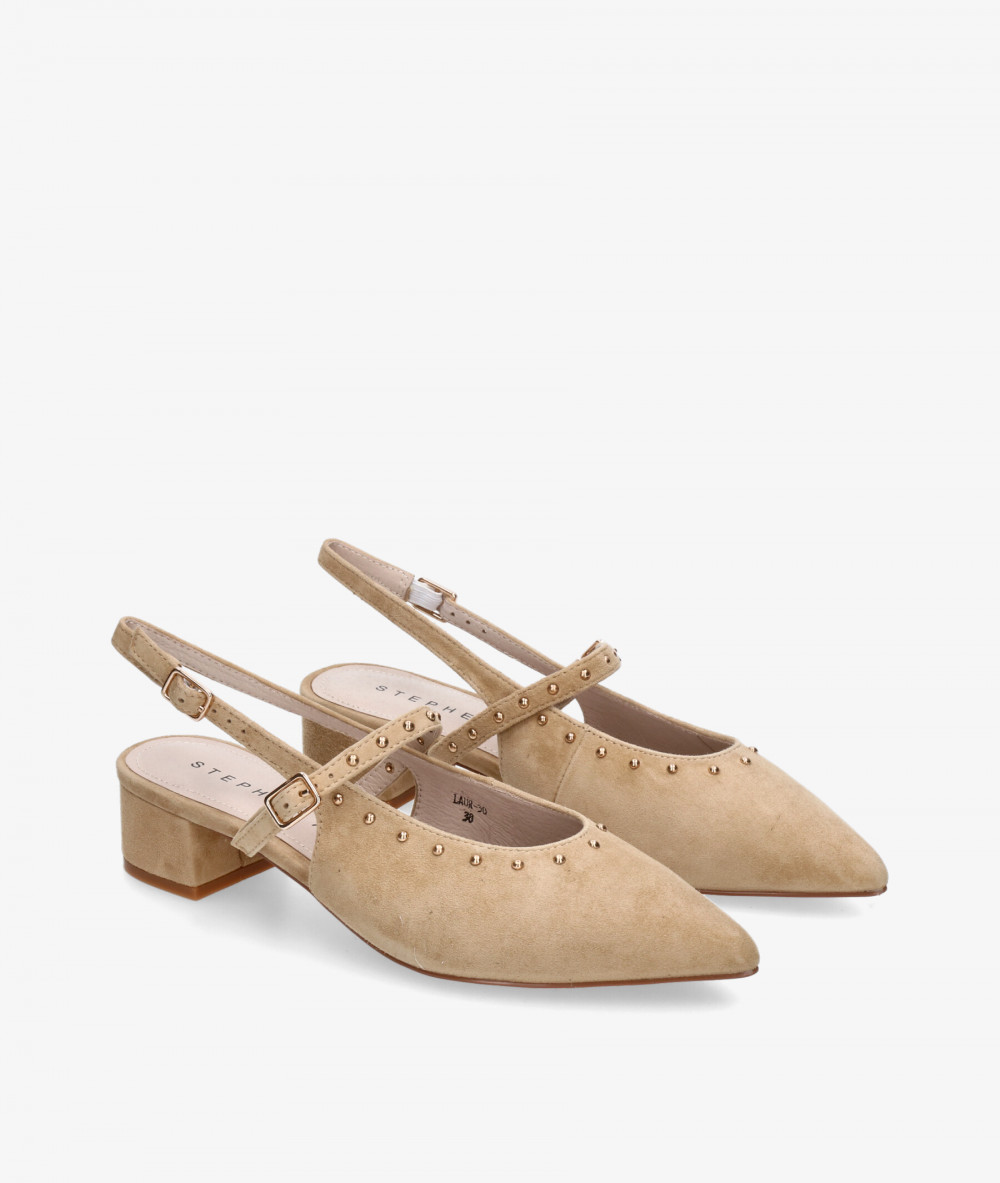 Zapatos de vestir Stephen Allen LAUR-30  K1943-6 en ante camel 