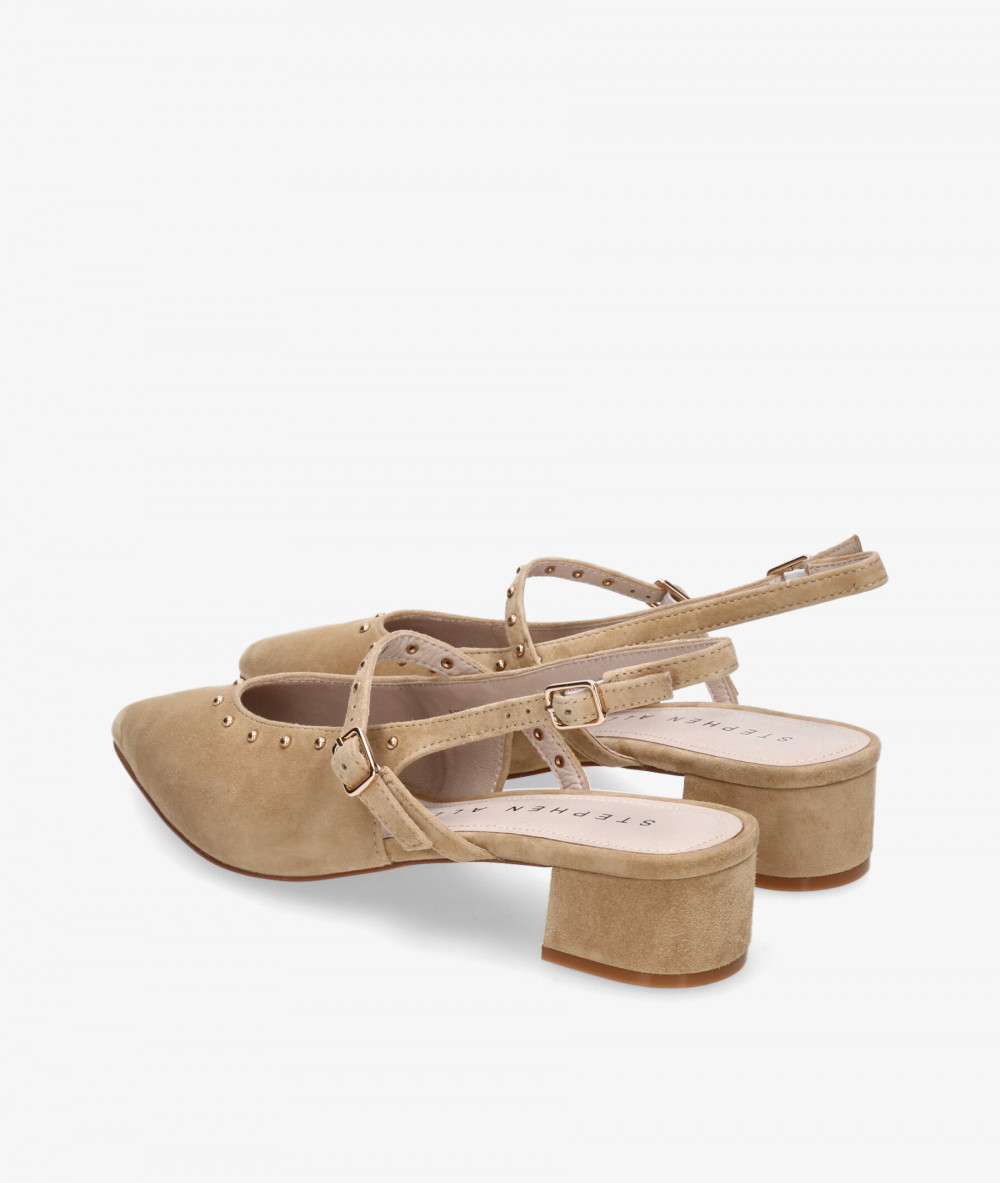 Zapatos de vestir Stephen Allen LAUR-30  K1943-6 en ante camel 