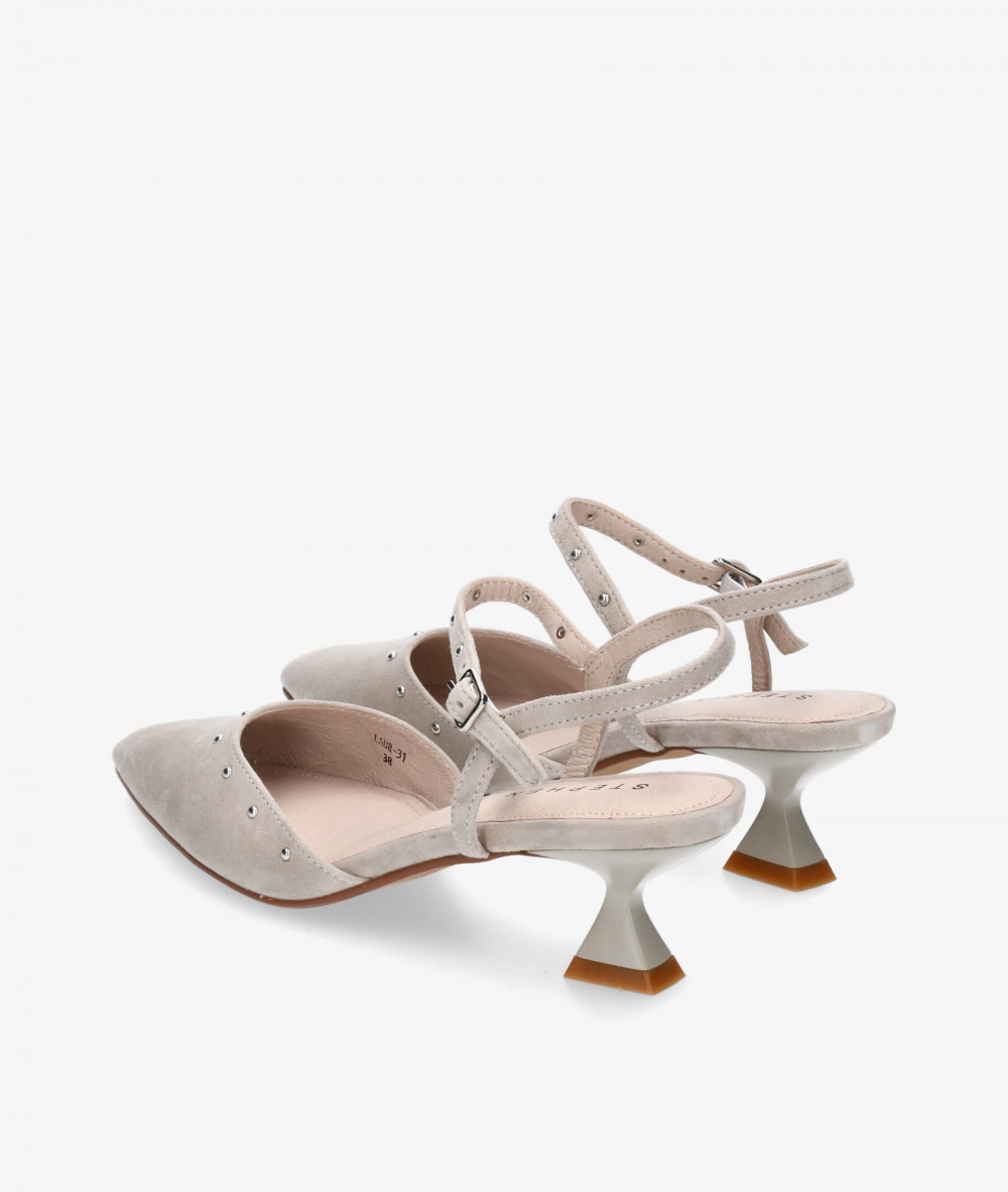 Zapatos de vestir Stephen Allen LAUR-31  2719-C7 en ante piedra
