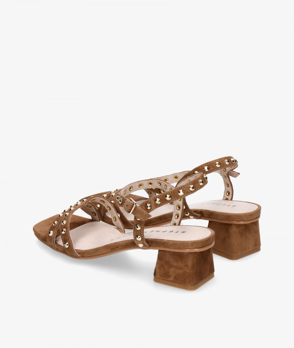 Sandalias Stephen Allen  MAHA   40-2661L-3 en ante camel 