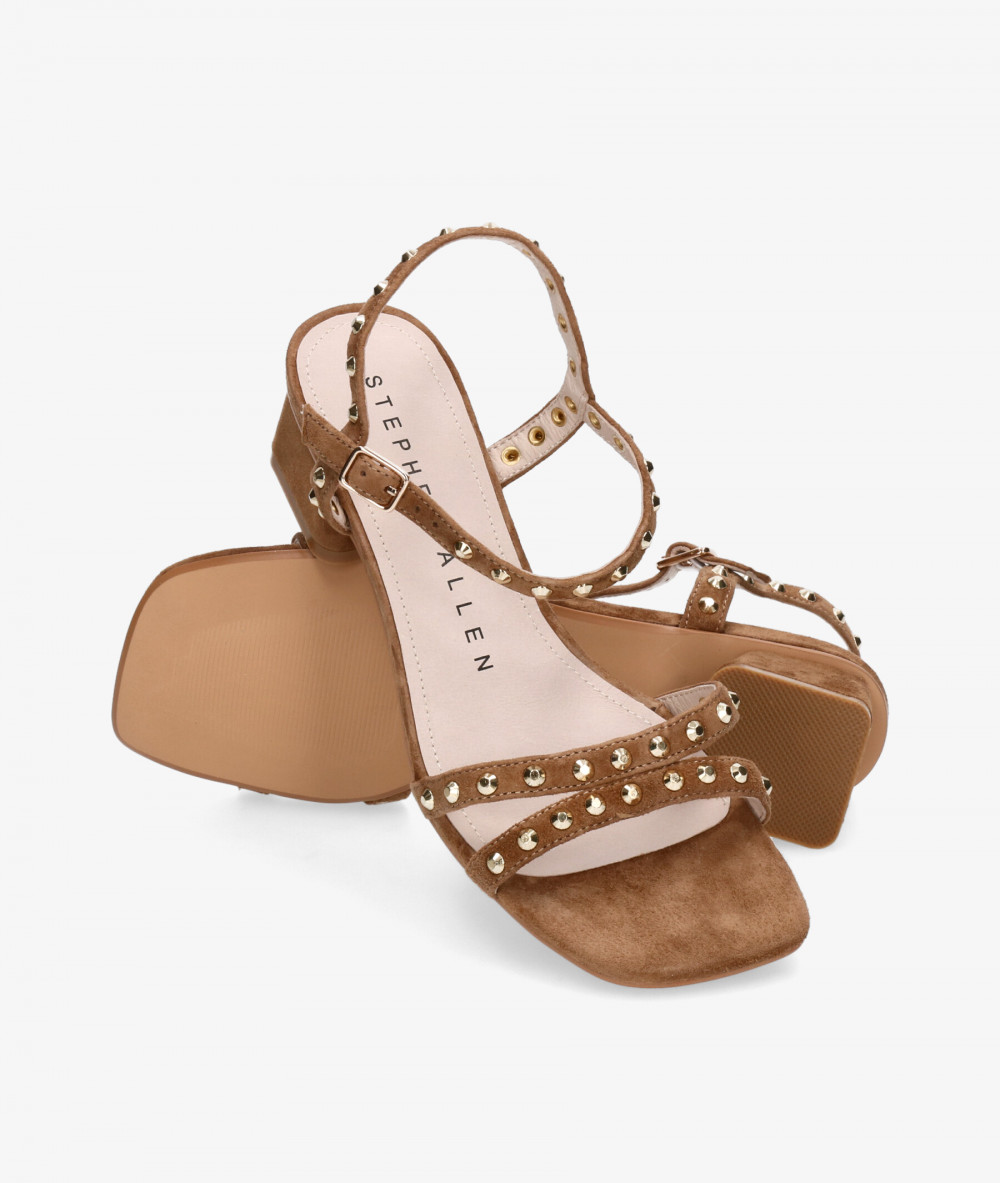 Sandalias Stephen Allen  MAHA   40-2661L-3 en ante camel 