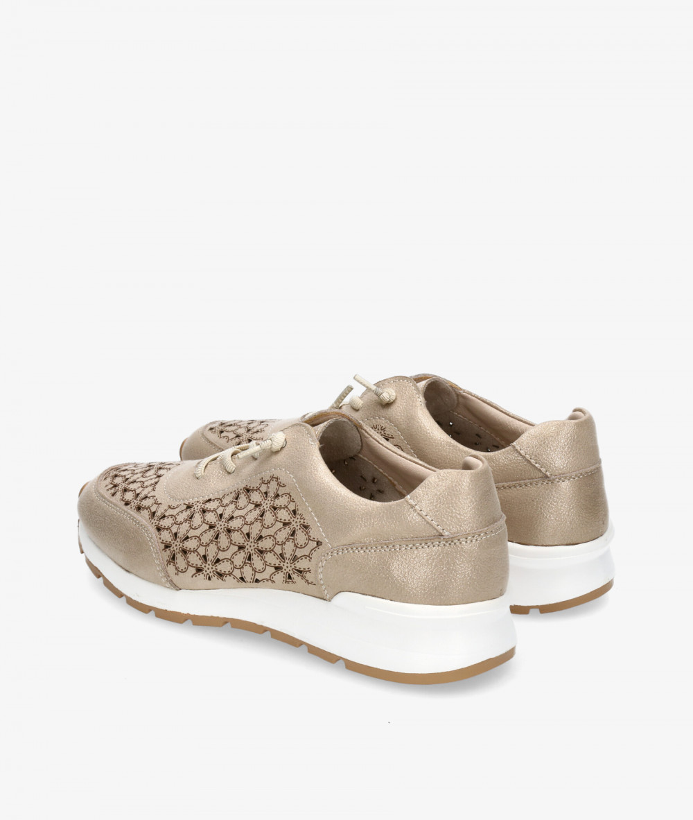 Deportivos MEGHAN SOFT  321 en platino