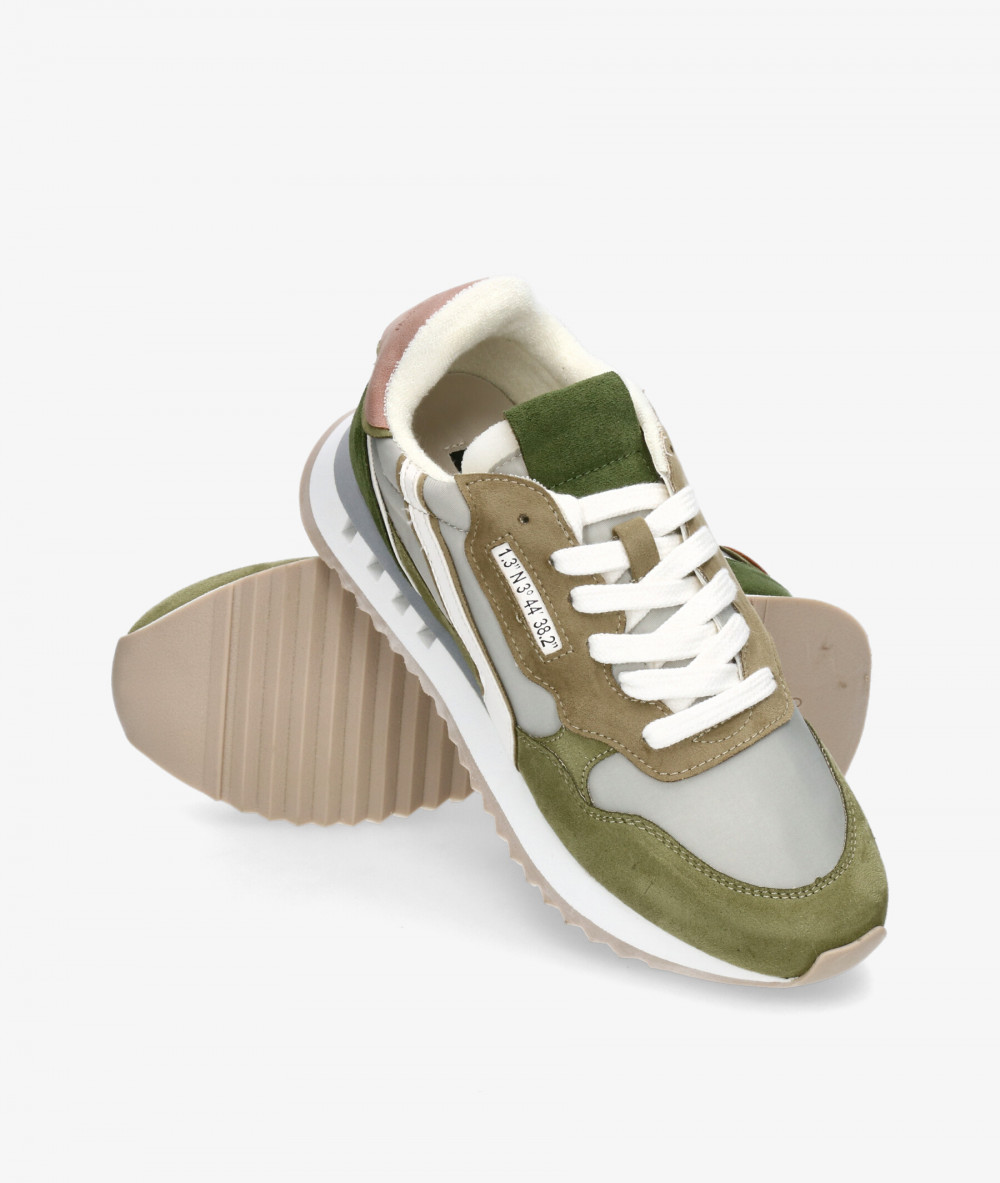 Deportivos CORINA  M6090 en caki