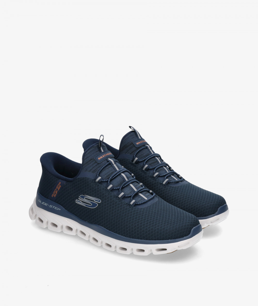 Deportivos Skechers 233010 en azul marino