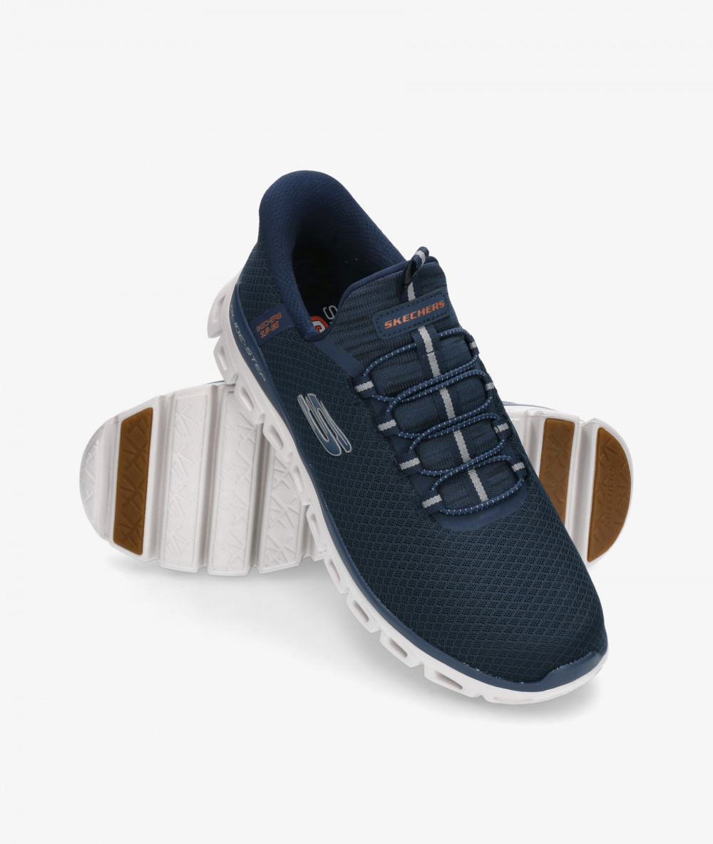 Deportivos Skechers 233010 en azul marino