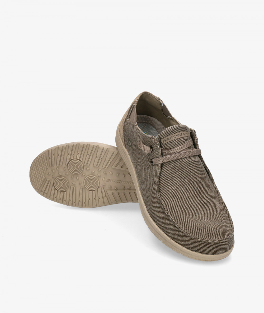 Zapatos casual Skechers 66387 en topo