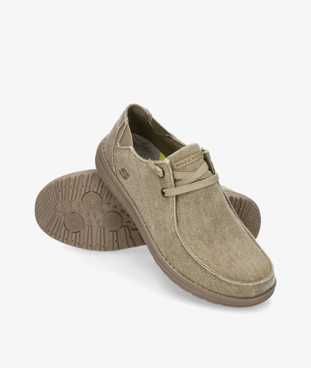 Zapatos casual Skechers 66387 en beige