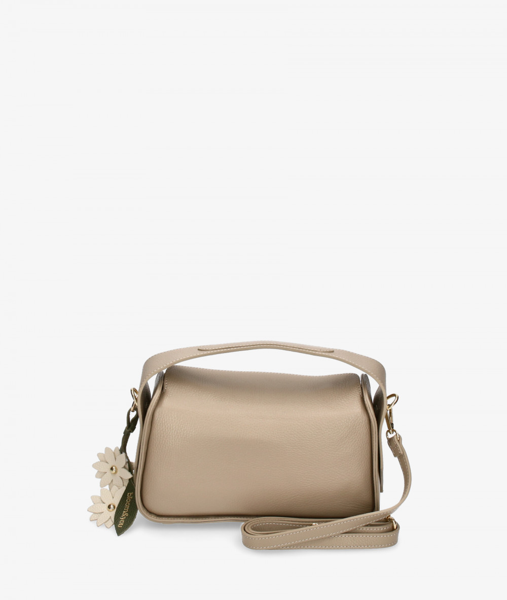 Bolso de piel BLOOM - FIN BLOOM GAIA en topo