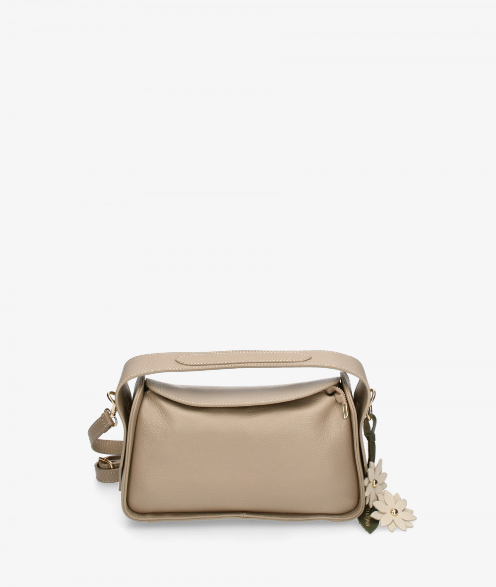 Bolso de piel BLOOM - FIN BLOOM GAIA en topo