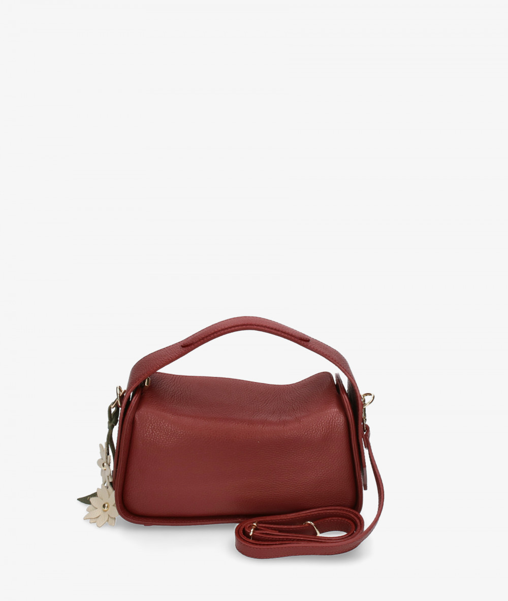 Bolso de piel BLOOM - FIN BLOOM GAIA en burdeos