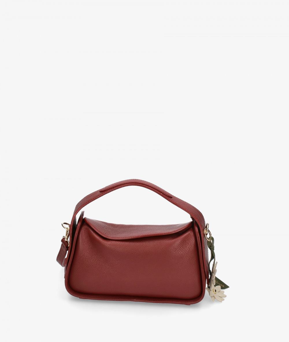 Bolso de piel BLOOM - FIN BLOOM GAIA en burdeos
