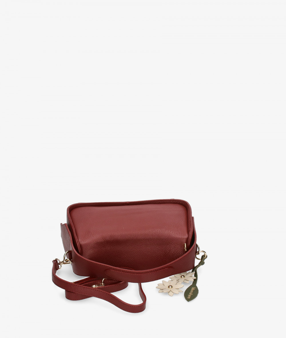Bolso de piel BLOOM - FIN BLOOM GAIA en burdeos