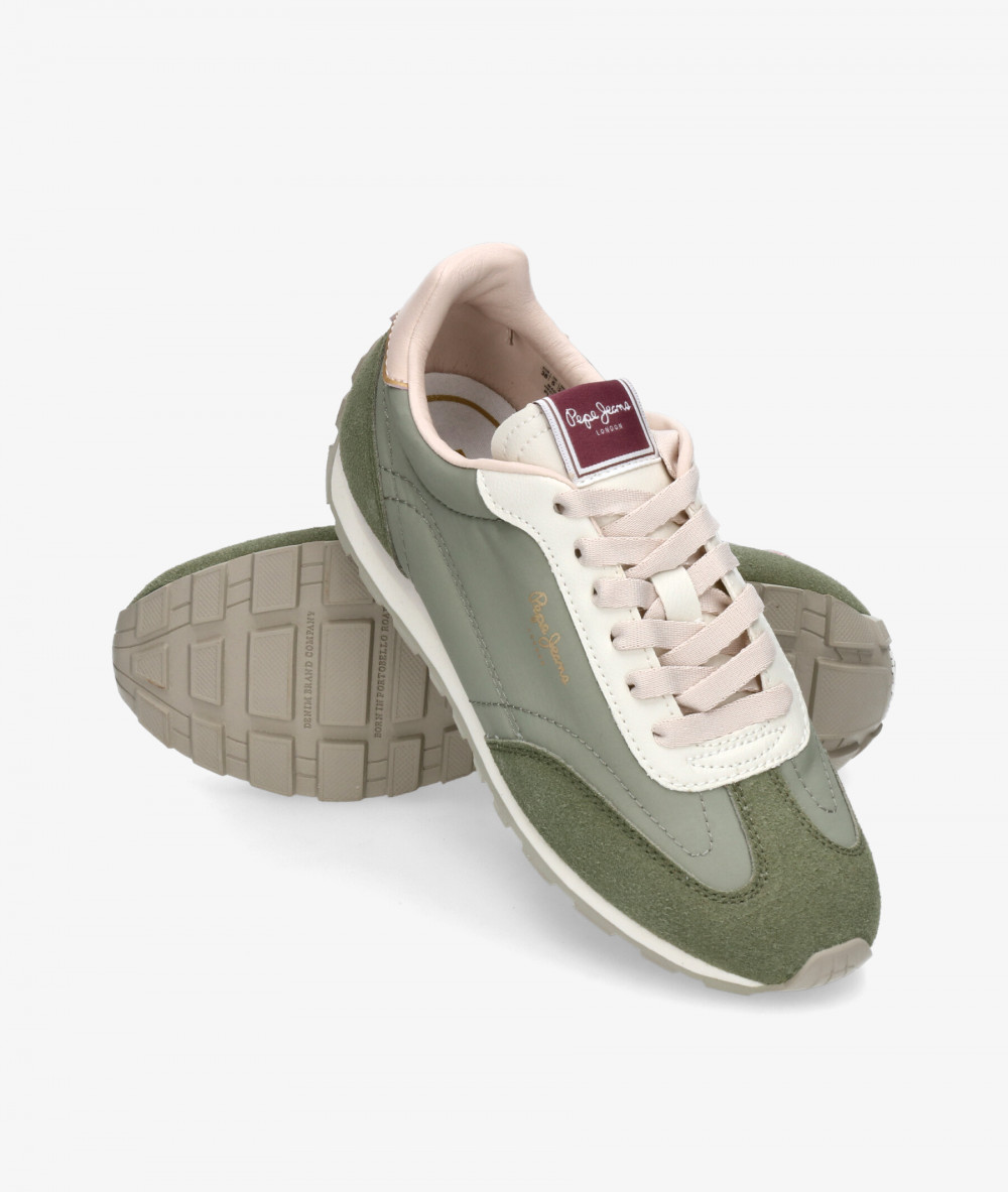 Pepe Jeans Sneakers  JANE SUBTLE in kaki