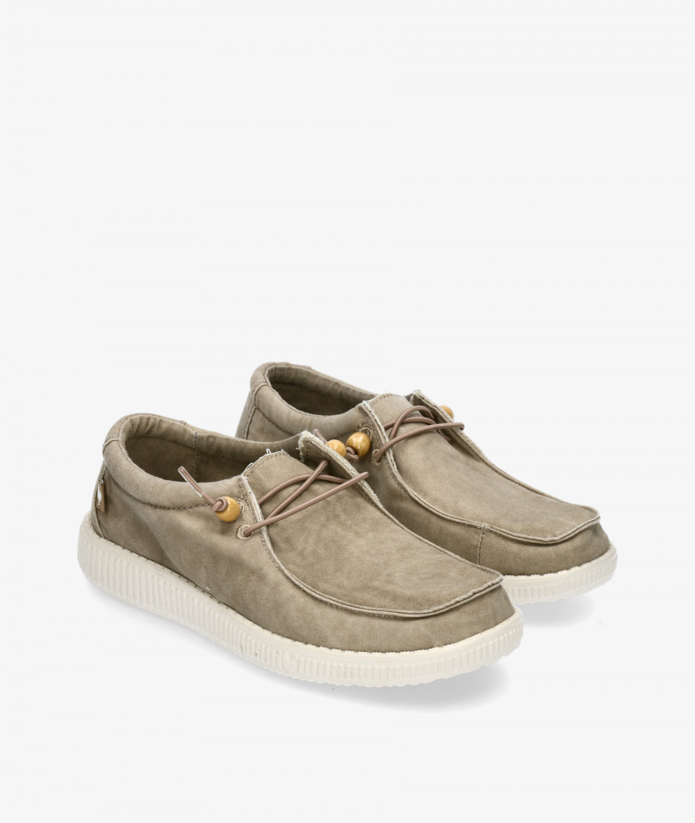 Zapatos casual Walk in Pitas WP150 WALLABY WASHED en topo
