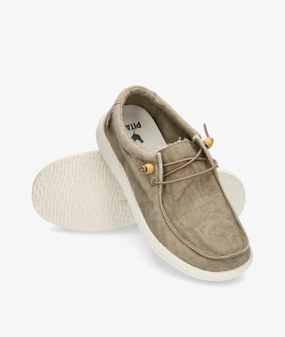 Zapatos casual Walk in Pitas WP150 WALLABY WASHED en topo