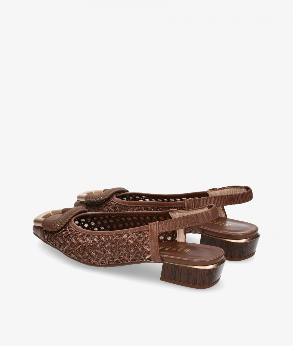 Hispanitas Dress low heel shoes RHV264658 in brown