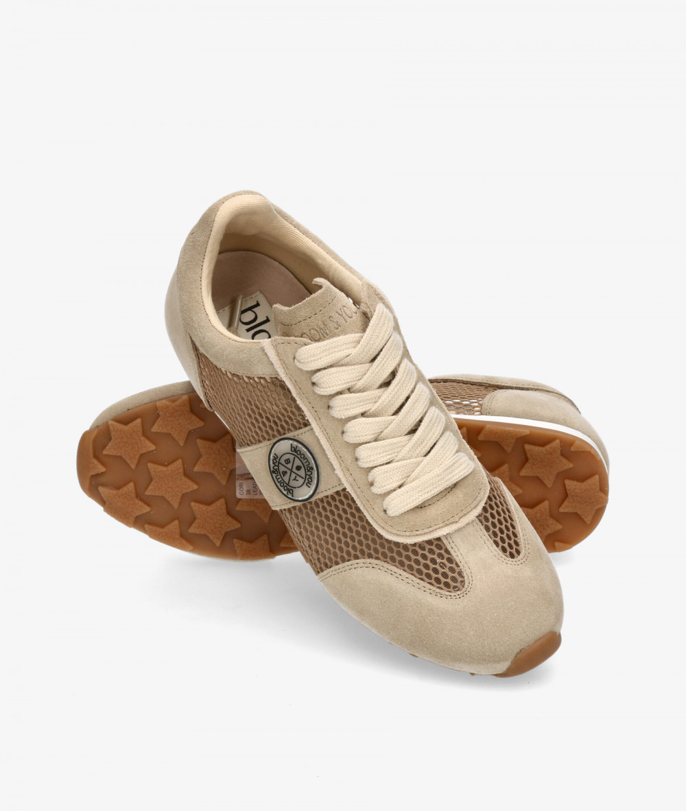 Deportivos bloom&you  CORI en serraje taupe