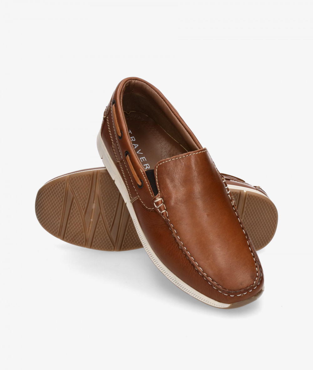 Traveris Nautical shoes 2979-R INRI-2 in leather
