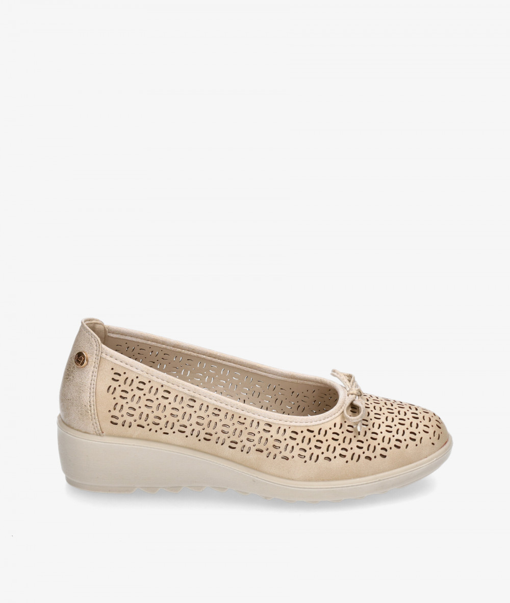 Bailarinas Amarpies 30120 en beige