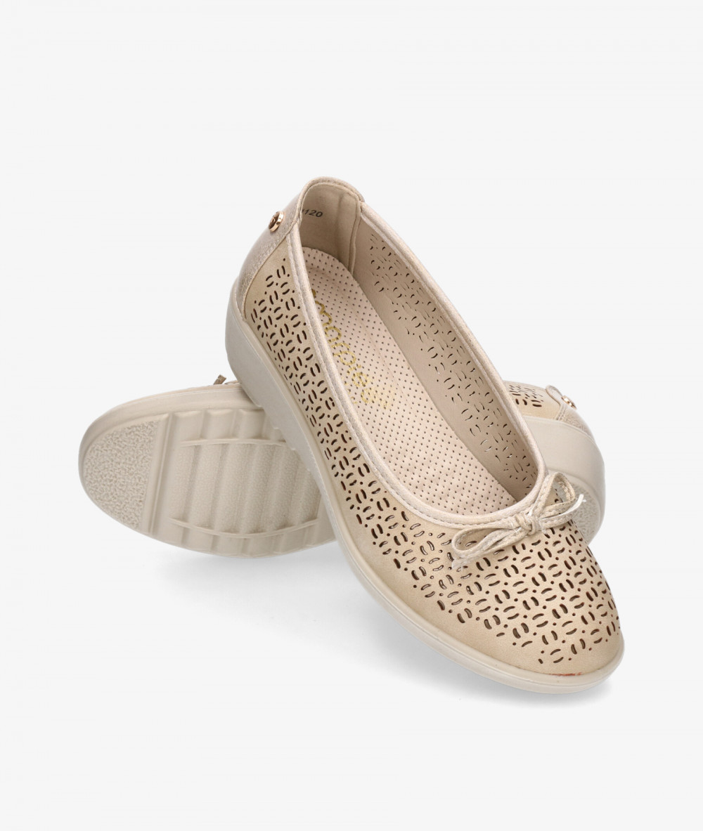 Bailarinas Amarpies 30120 en beige