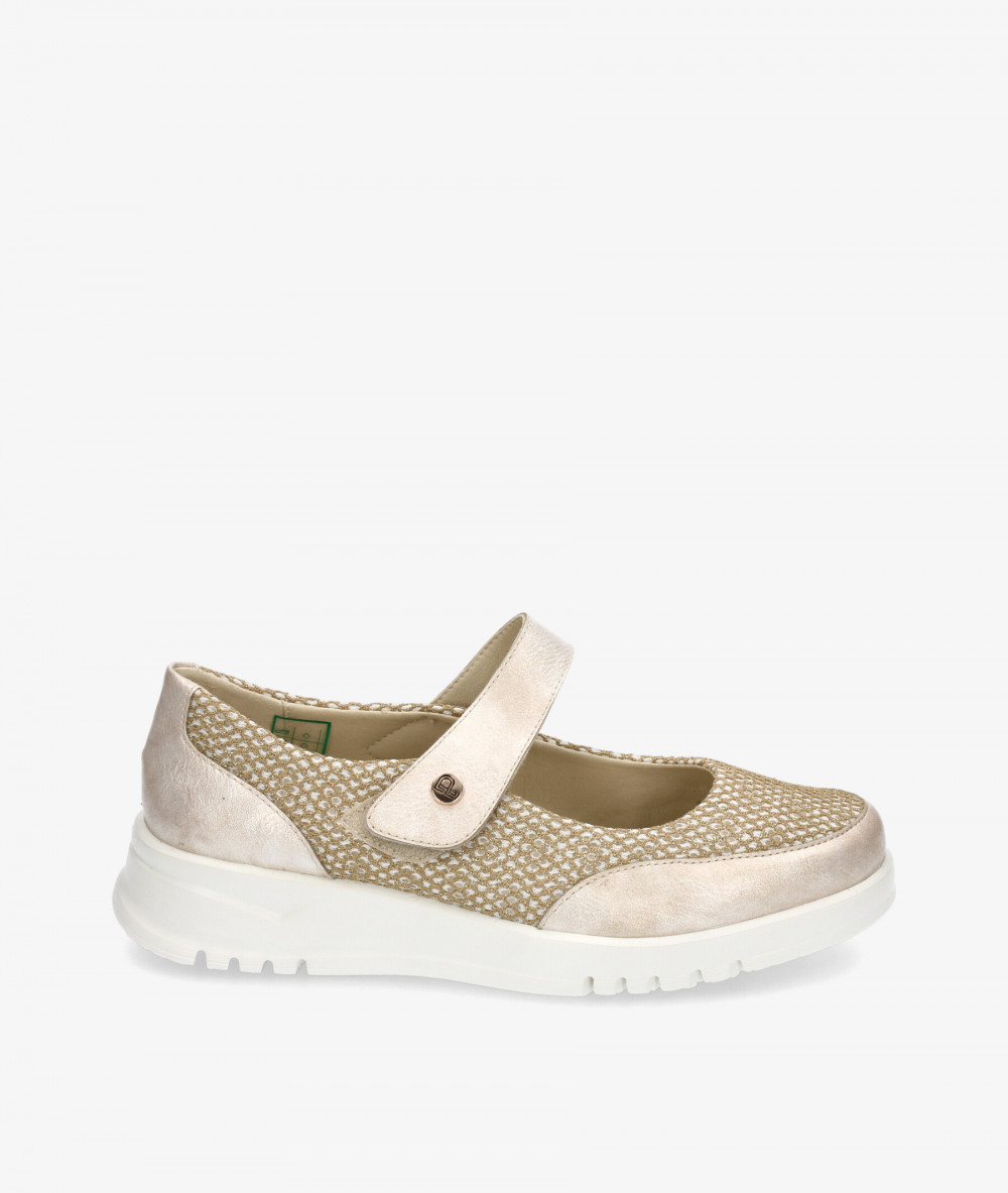 Zapatos confort Pitillos 20302 en oro