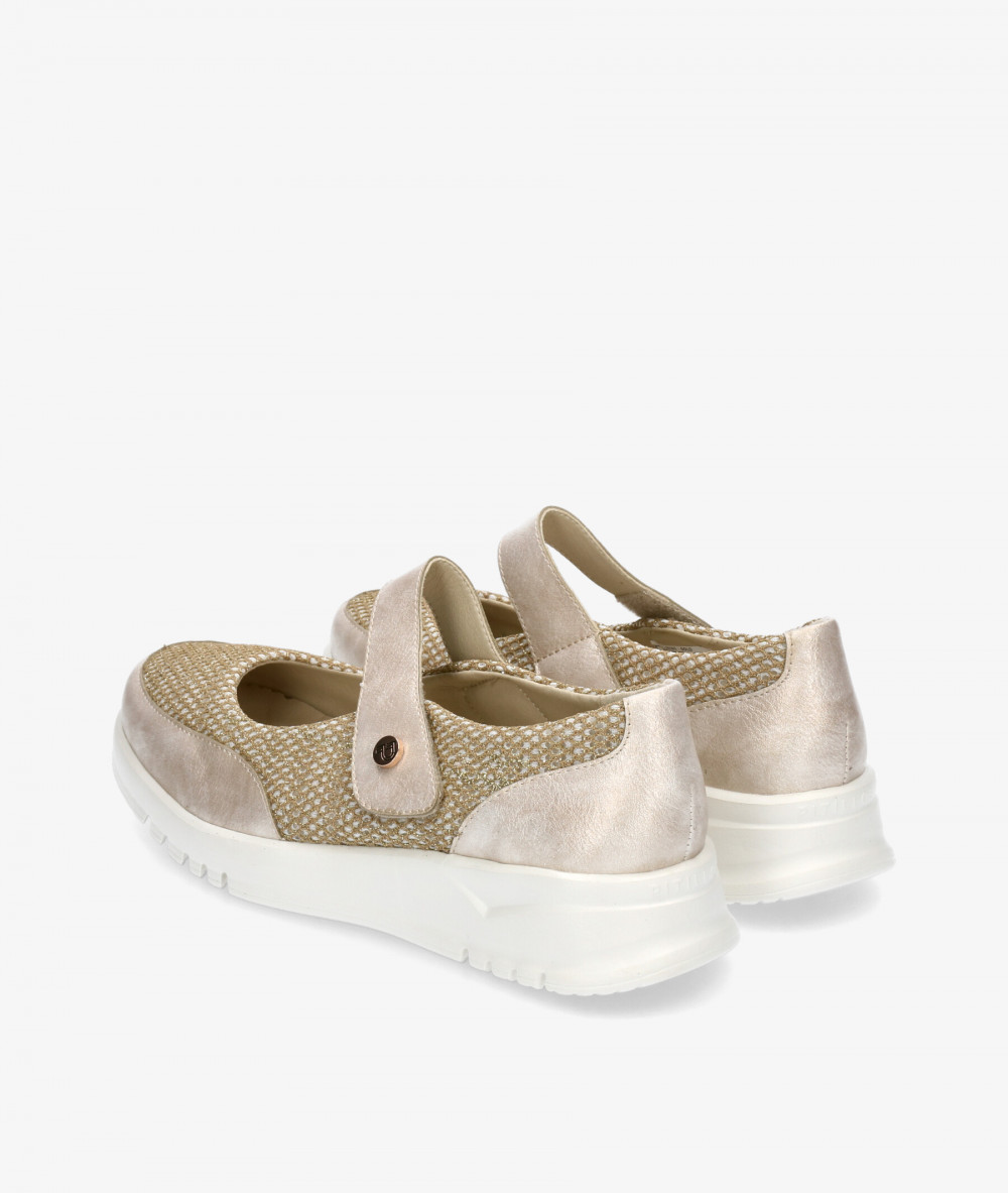 Zapatos confort Pitillos 20302 en oro