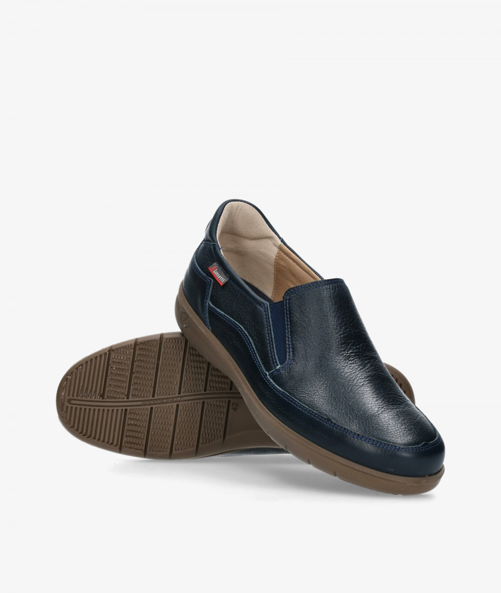 LUISETTI Sport rubber sole shoes 32302 NA in navy blue