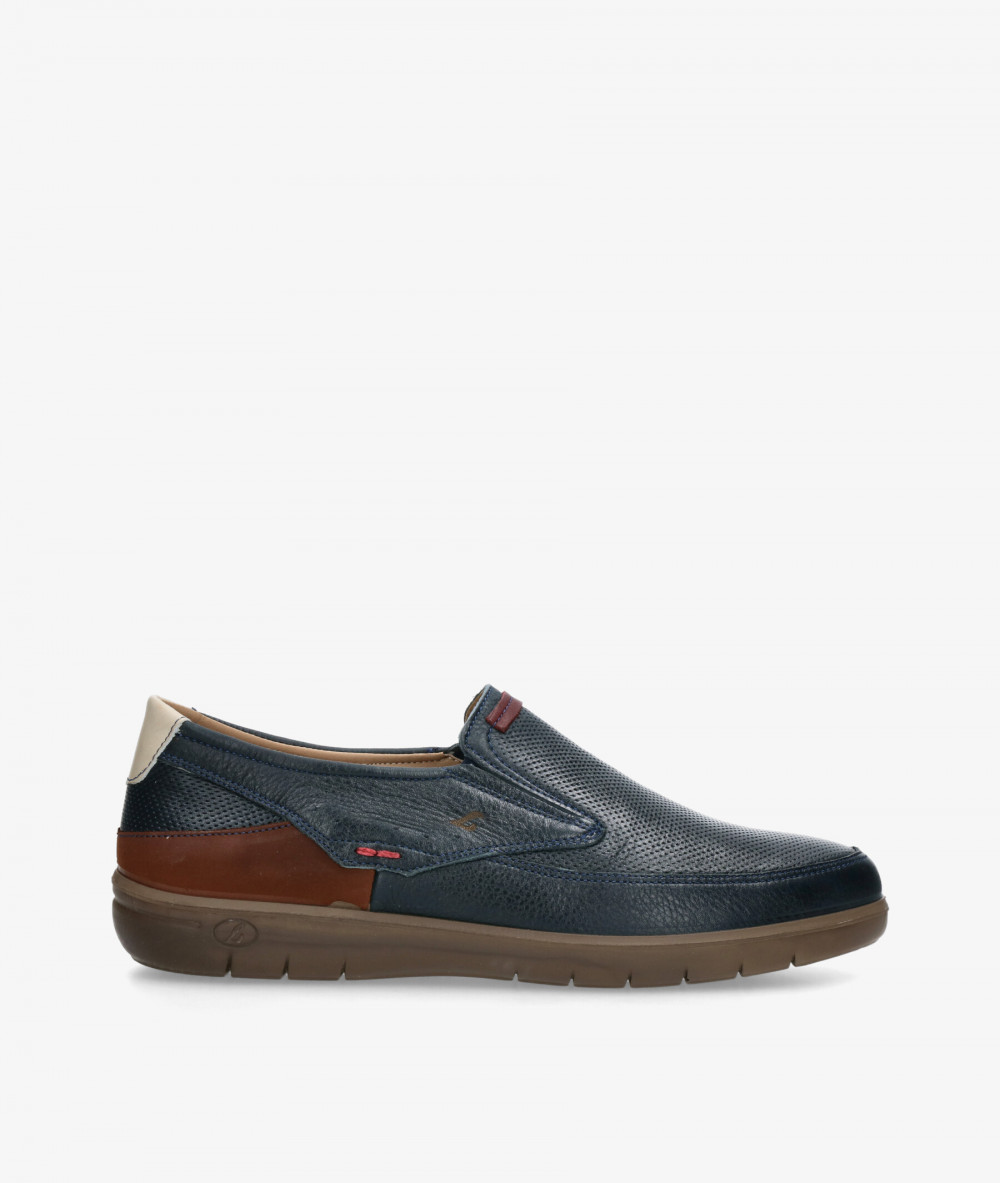 LUISETTI Sport rubber sole shoes 32310 NA in navy blue