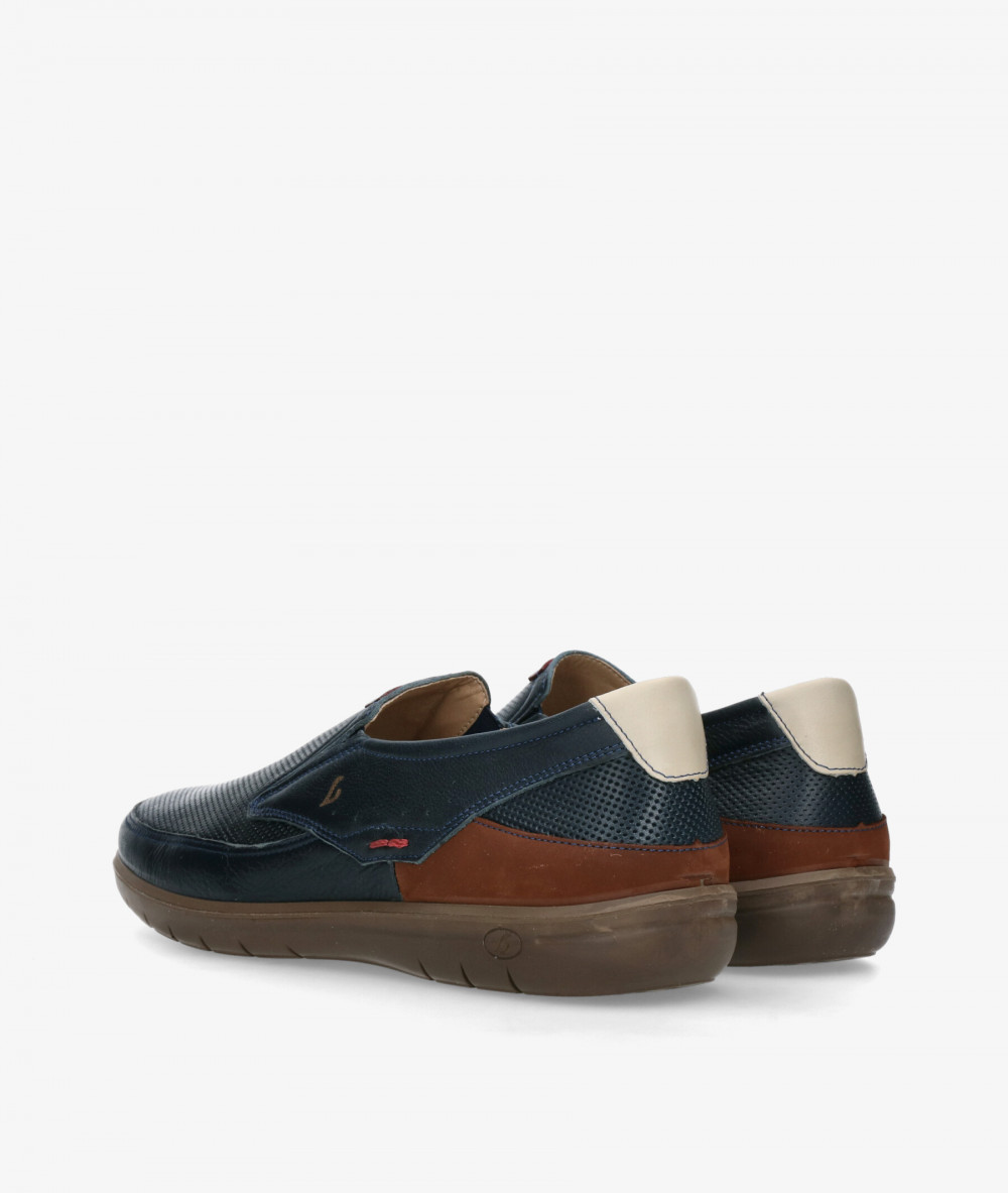 LUISETTI Sport rubber sole shoes 32310 NA in navy blue