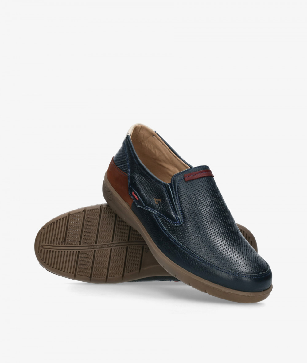 LUISETTI Sport rubber sole shoes 32310 NA in navy blue