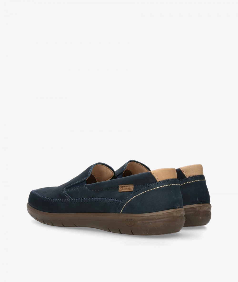 LUISETTI Sport rubber sole shoes 39502 NO in blue nubuck