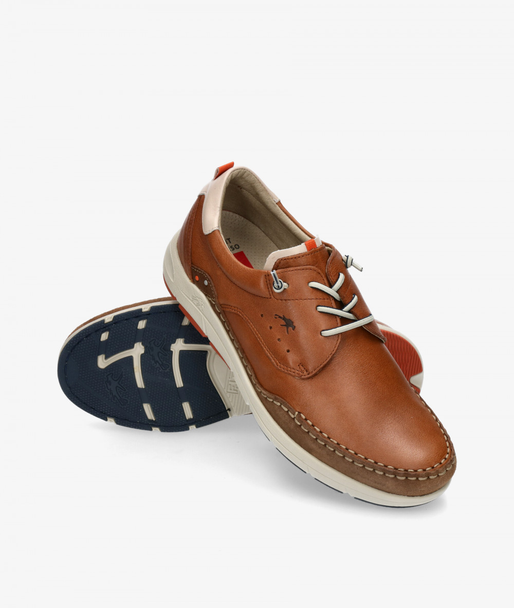 Fluchos Sport rubber sole shoes F1986 in leather