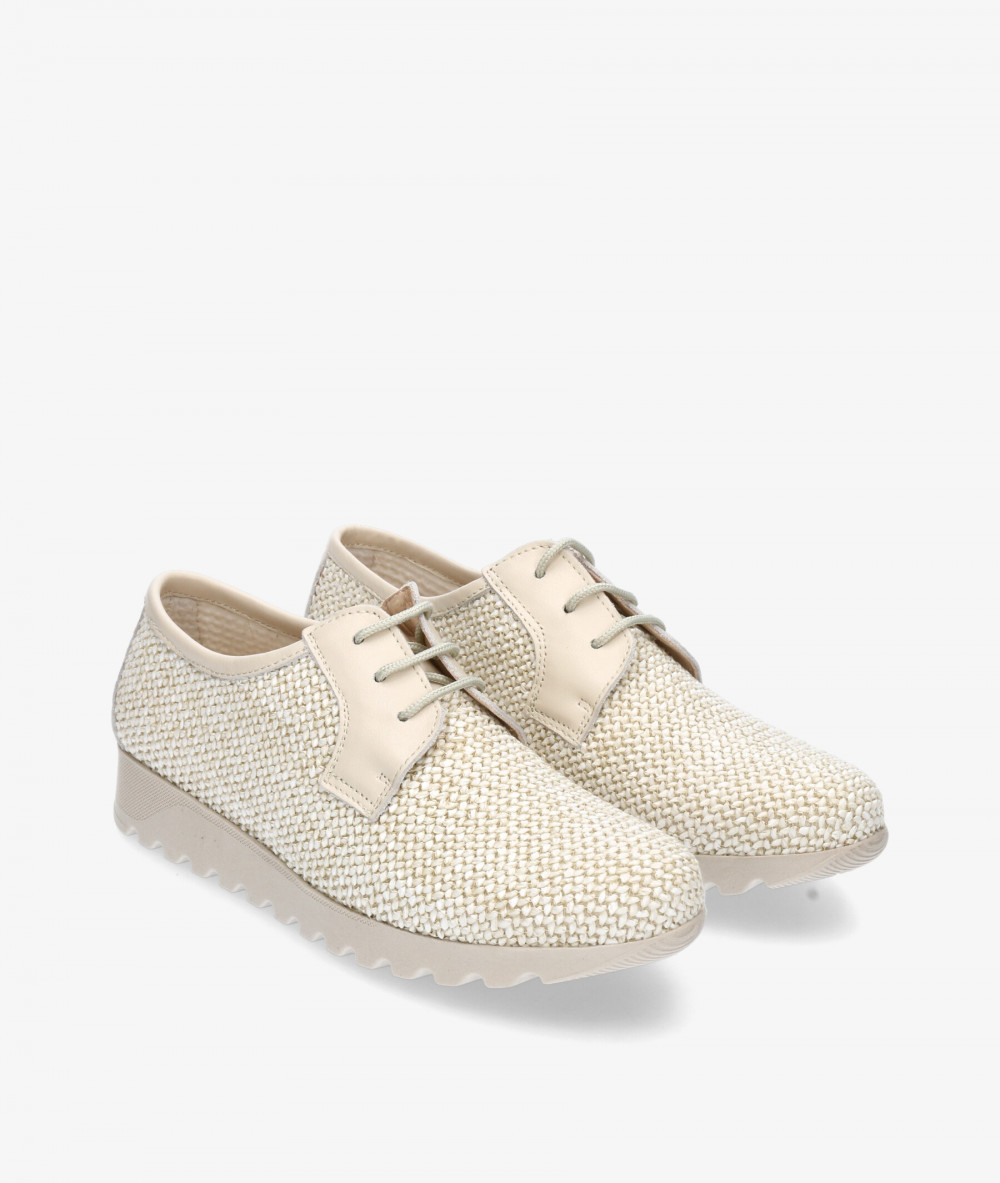 Zapatos inglés Kénnebec 8210 RAFIA en beige