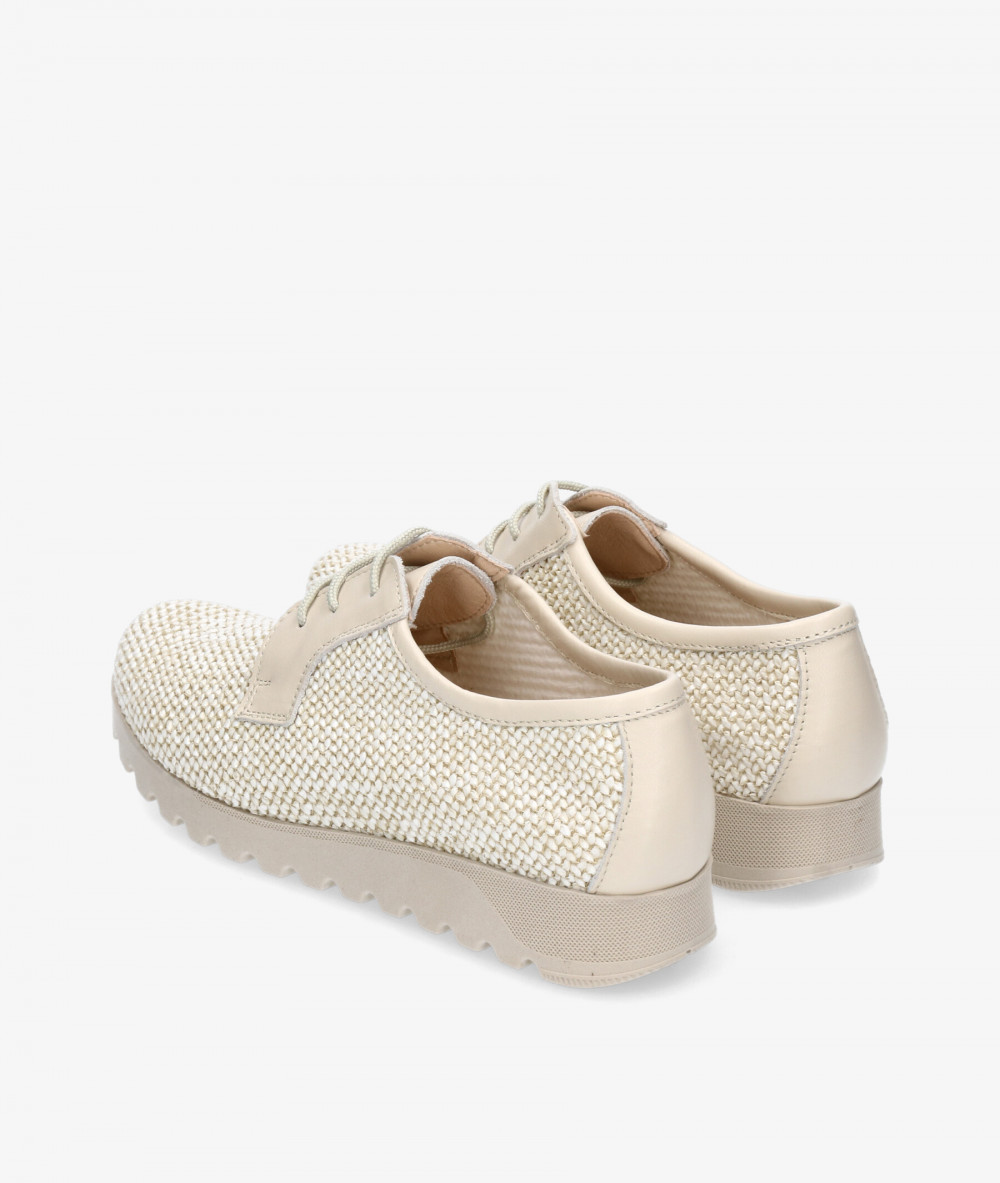 Zapatos inglés Kénnebec 8210 RAFIA en beige