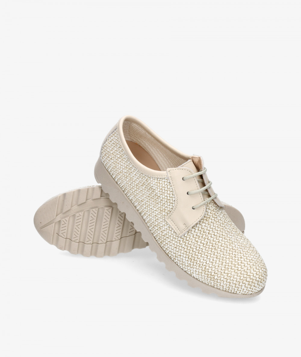 Zapatos inglés Kénnebec 8210 RAFIA en beige