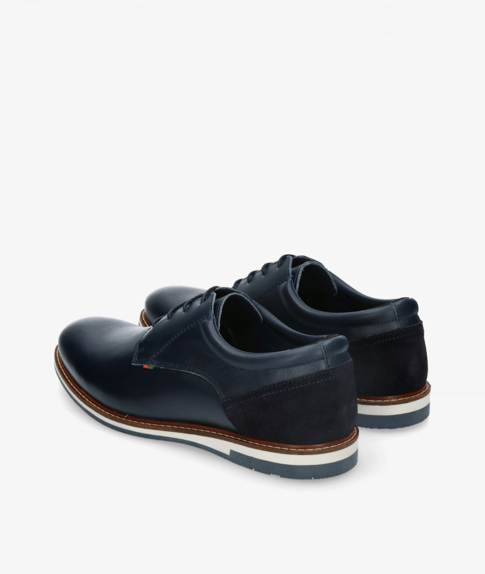 Kénnebec Sport rubber sole shoes IN24/PF14-R in navy blue