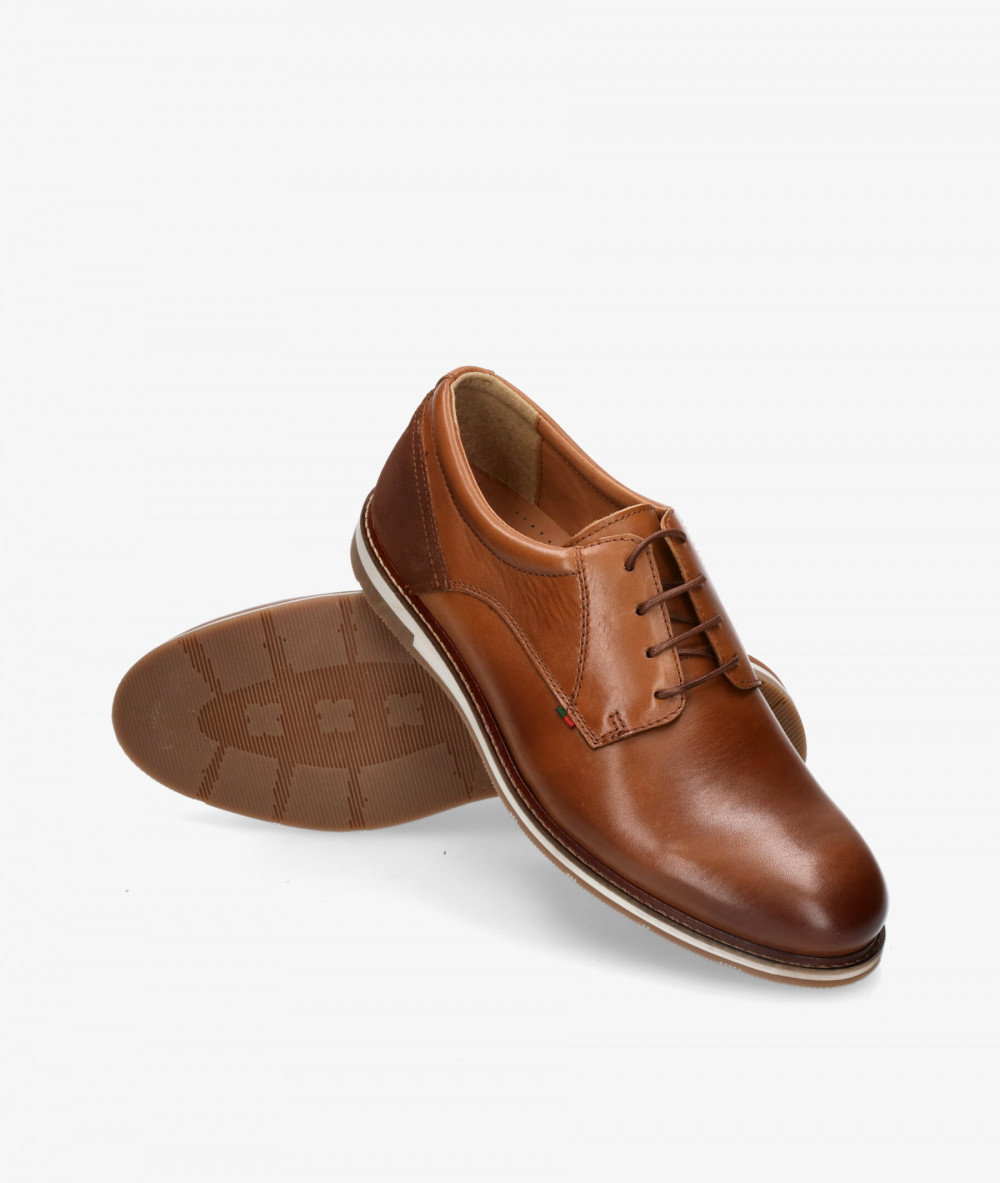 Kénnebec Sport rubber sole shoes IN24/PF14-R in leather