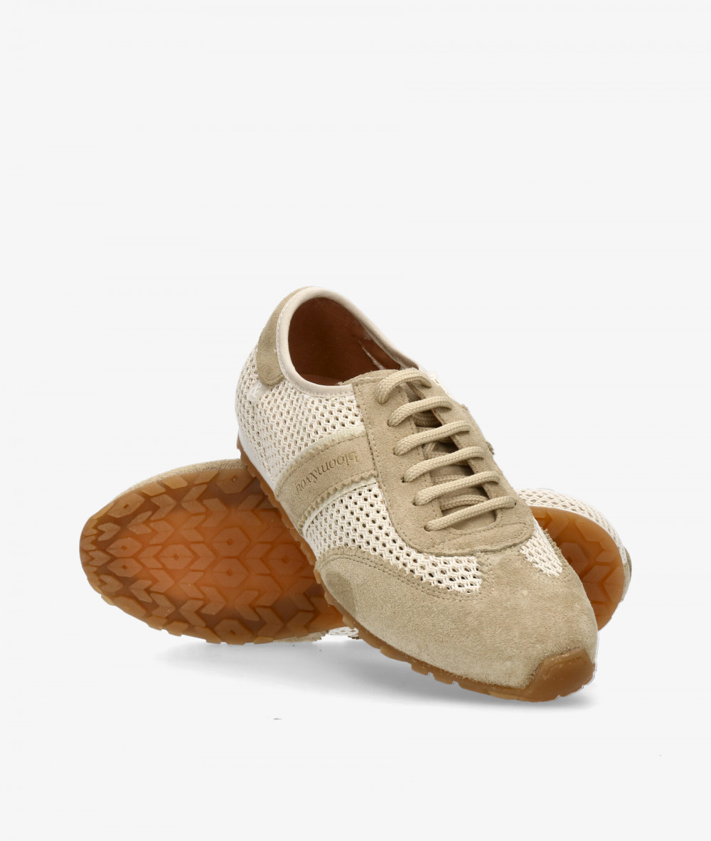 Deportivos bloom&you  BILLY en serraje beige