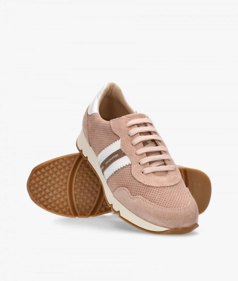 Deportivos bloom&you  SNEAKERS 2 en serraje nude