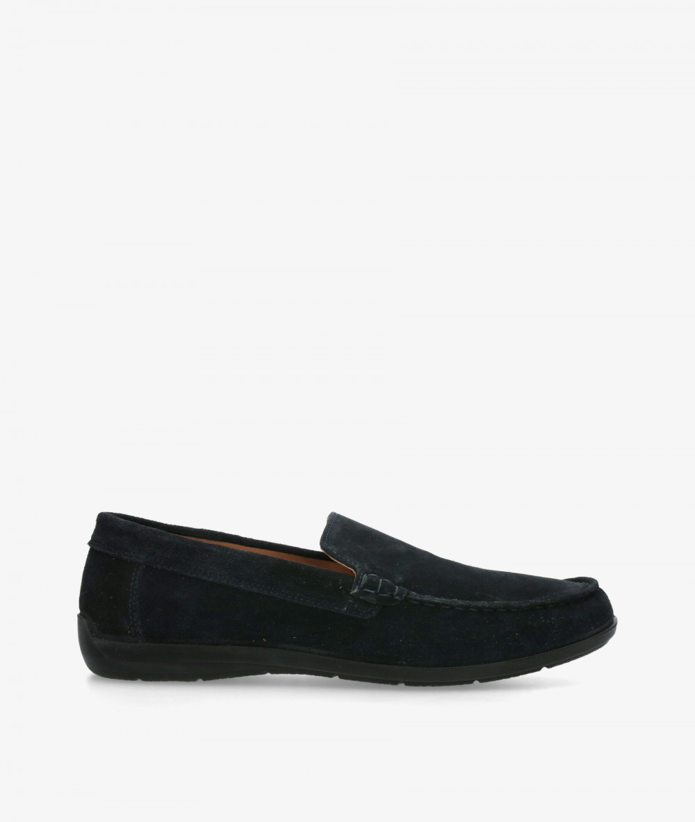 Imac Loafers 100761 in blue split suede
