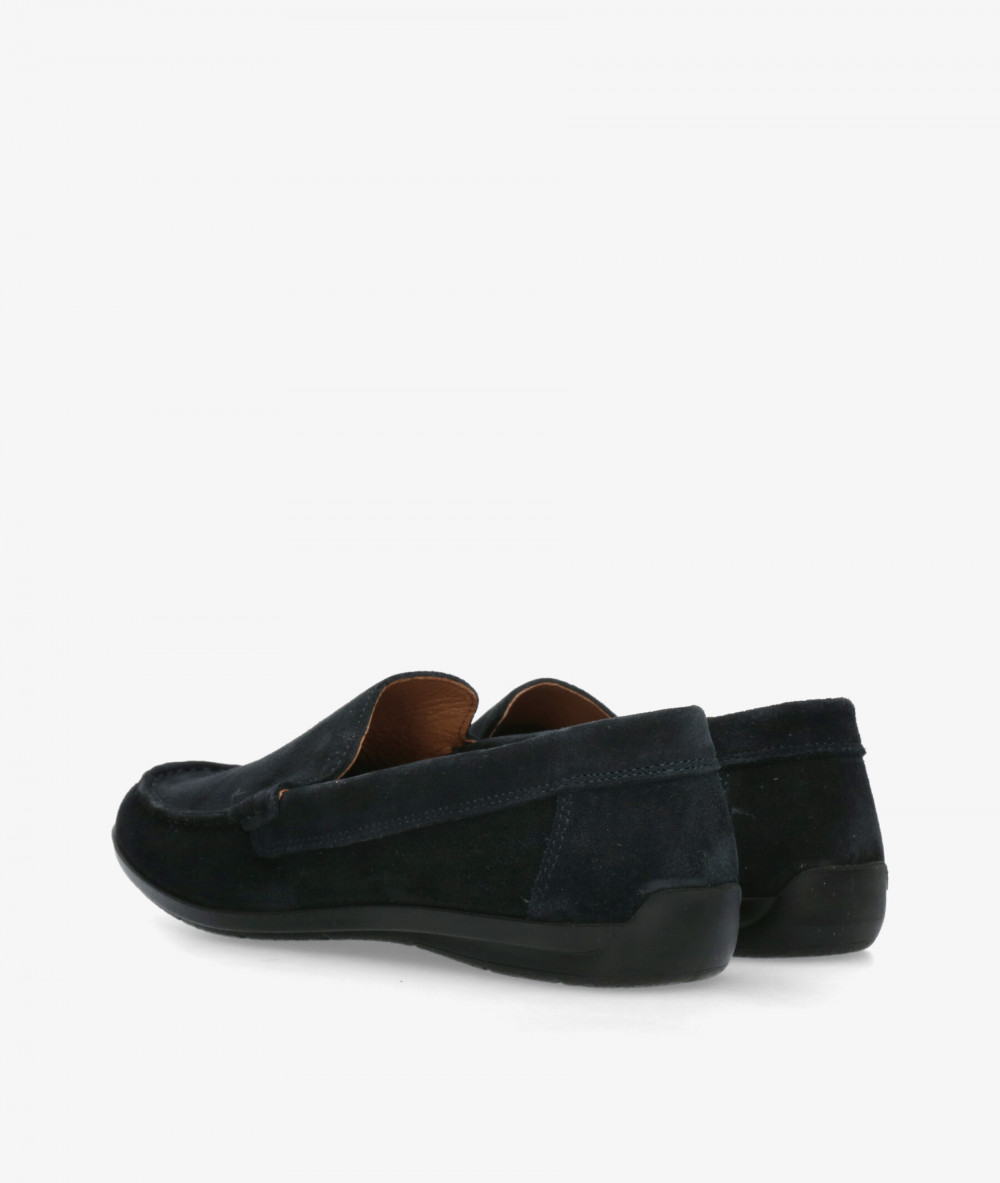 Imac Loafers 100761 in blue split suede