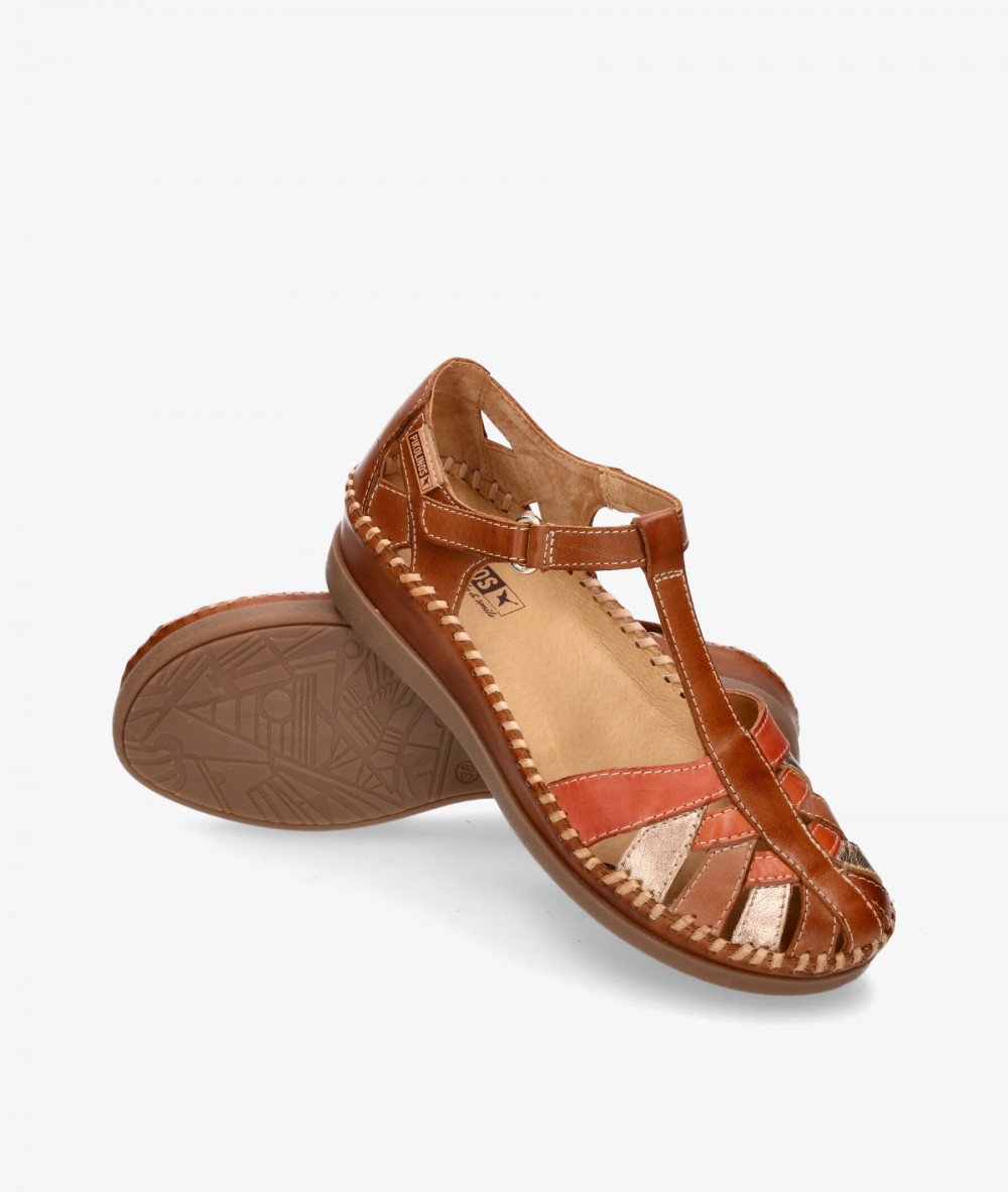 Pikolinos everyday low heels shoes W8K-0705 in leather