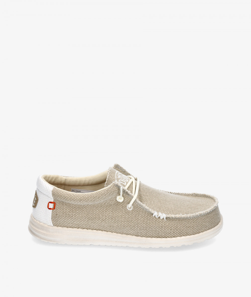 Dude Canvas shoes WALLY BRAIDED in beige