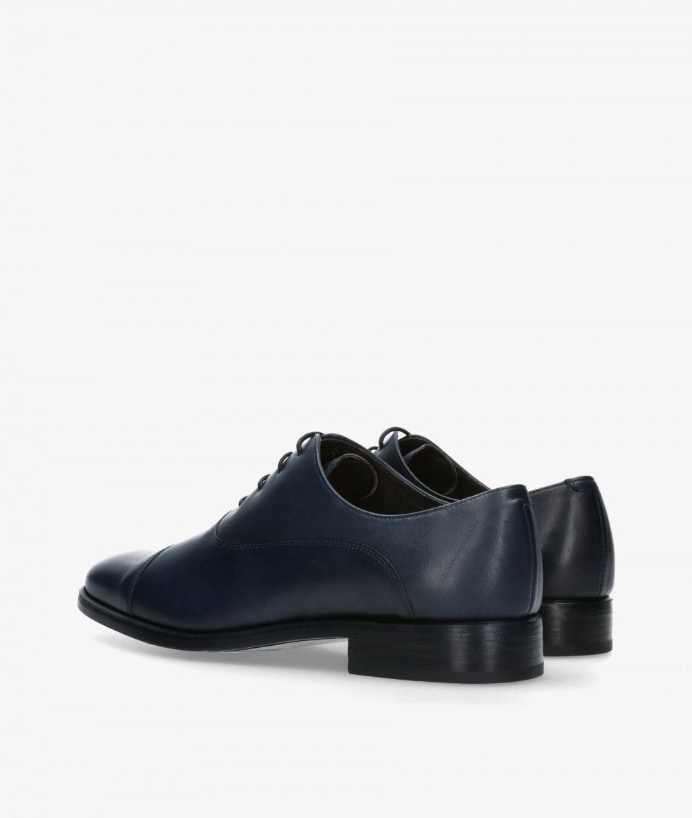 HOBBS- DON Dress rubber sole shoes 10731 in navy blue