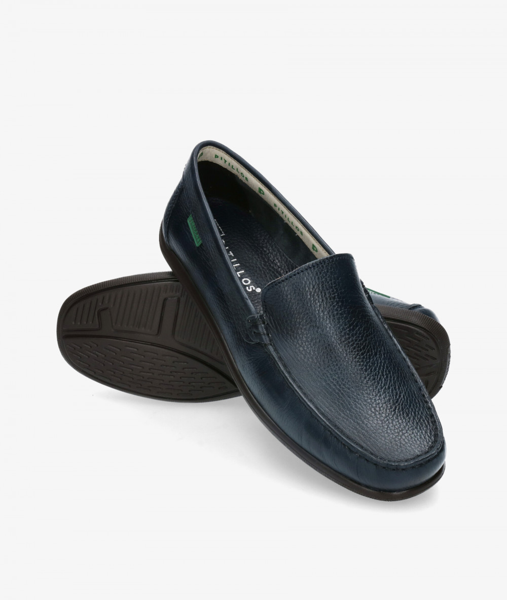 Mocasines Pitillos 40340 en azul marino