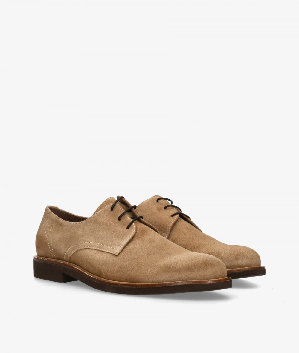 Zapatos de vestir Kénnebec 21990 en serraje taupe